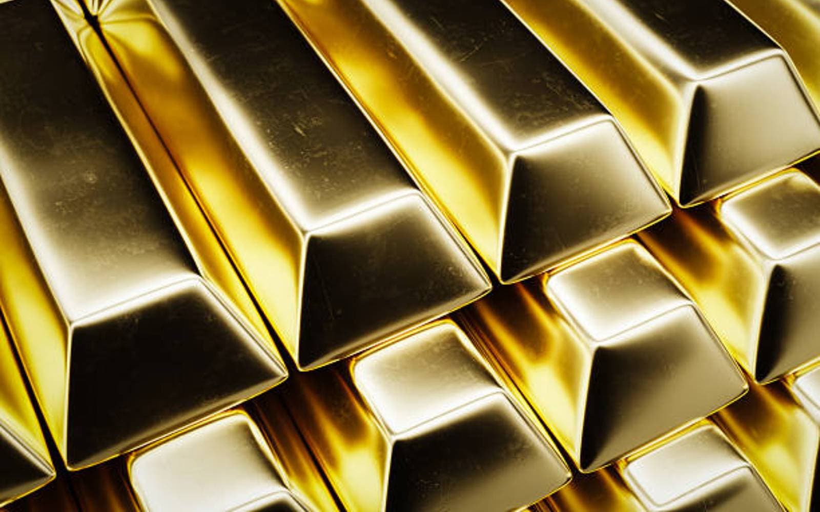Restrained metallic texture representing gold trading and export