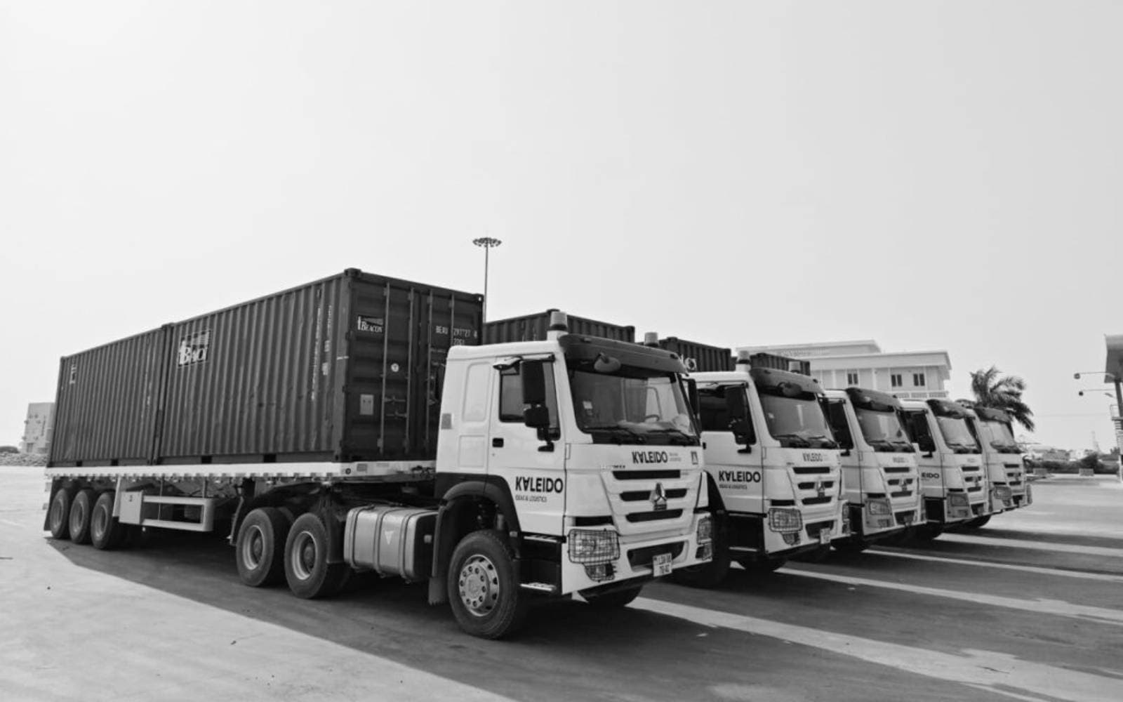 Cargo transportation and container movement along an operational corridor